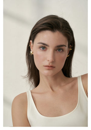 Asymmetrical Flutter Ear Cuff