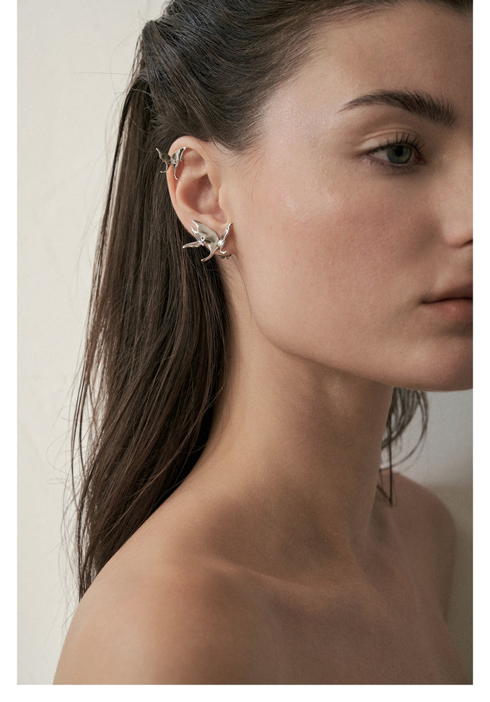 Asymmetrical Flutter Ear Cuff