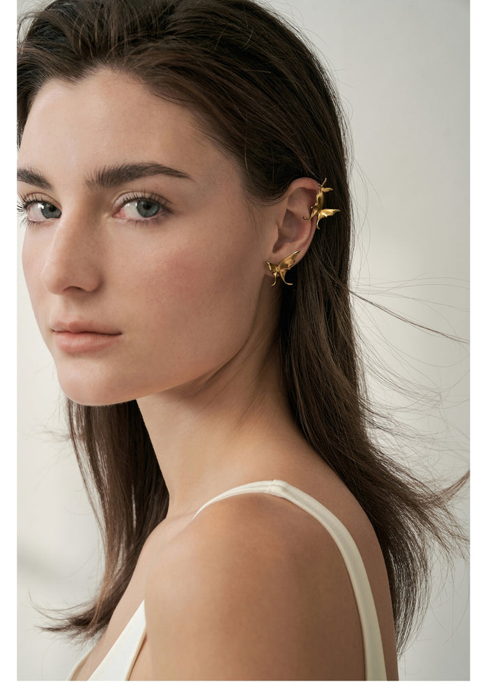 Asymmetrical Flutter Ear Cuff