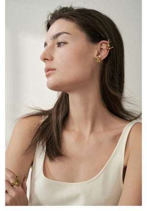 Asymmetrical Flutter Ear Cuff