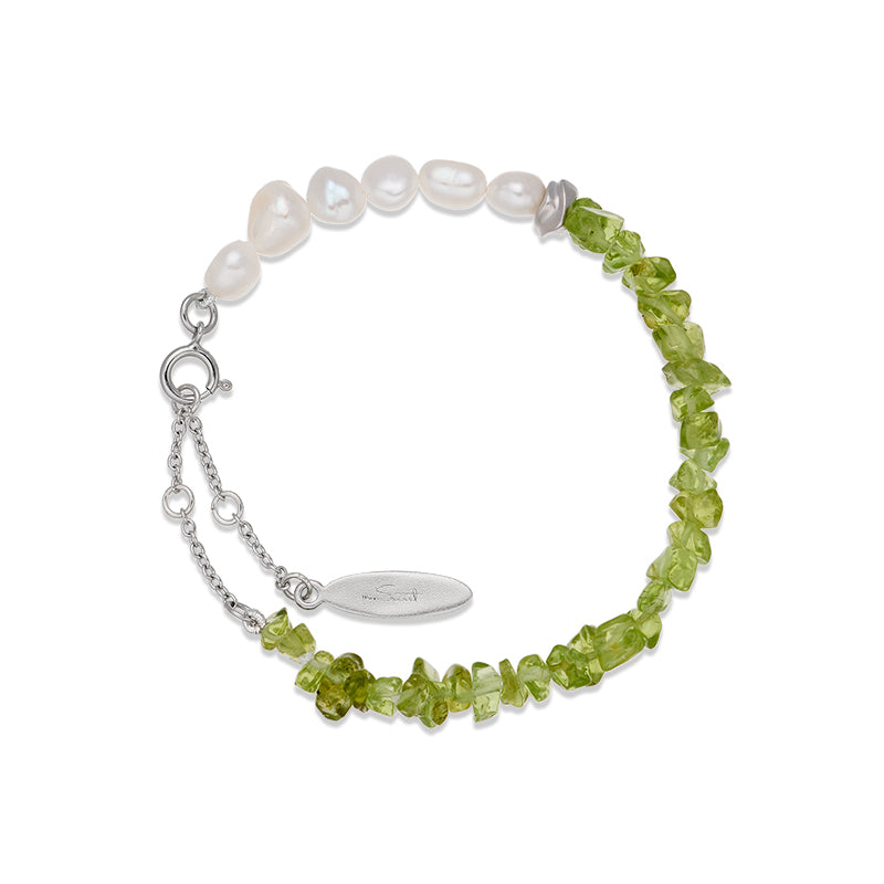 Olivine Skirt-charm Bracelet