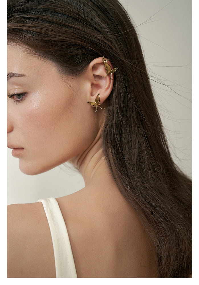 Asymmetrical Flutter Ear Cuff