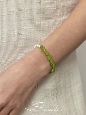 Olivine Skirt-charm Bracelet