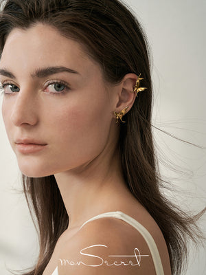 Asymmetrical Flutter Ear Cuff