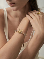 Butterfly Wing Beaded Bracelet