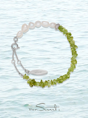 Olivine Skirt-charm Bracelet