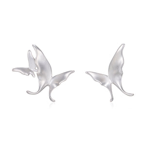 Asymmetrical Flutter Stud Earrings