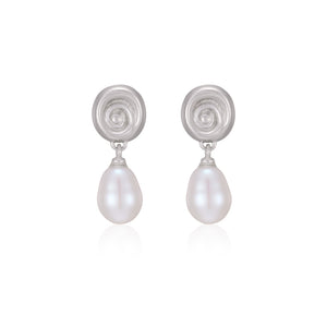 Shell-motif  Drop Earrings